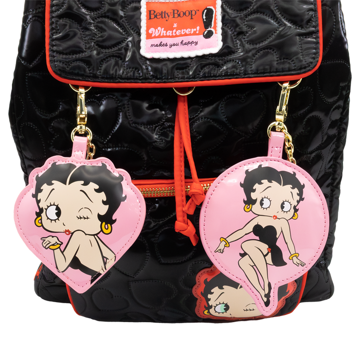 Whatever! Makes You Happy Betty Boop Mystery Box Icons Padded Bag Charms