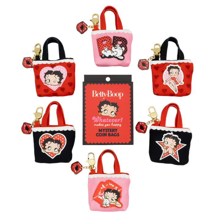 Whatever! Makes You Happy Betty Boop Mystery Box Mini Tote Bag Charms