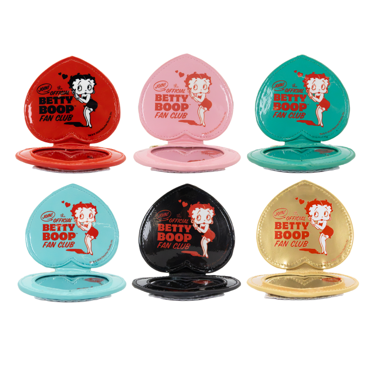 Whatever! Makes You Happy Betty Boop Mystery Box Heart Compact Mirror Bag Charm