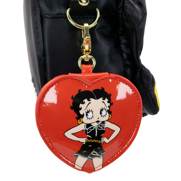 Whatever! Makes You Happy Betty Boop Mystery Box Heart Compact Mirror Bag Charm