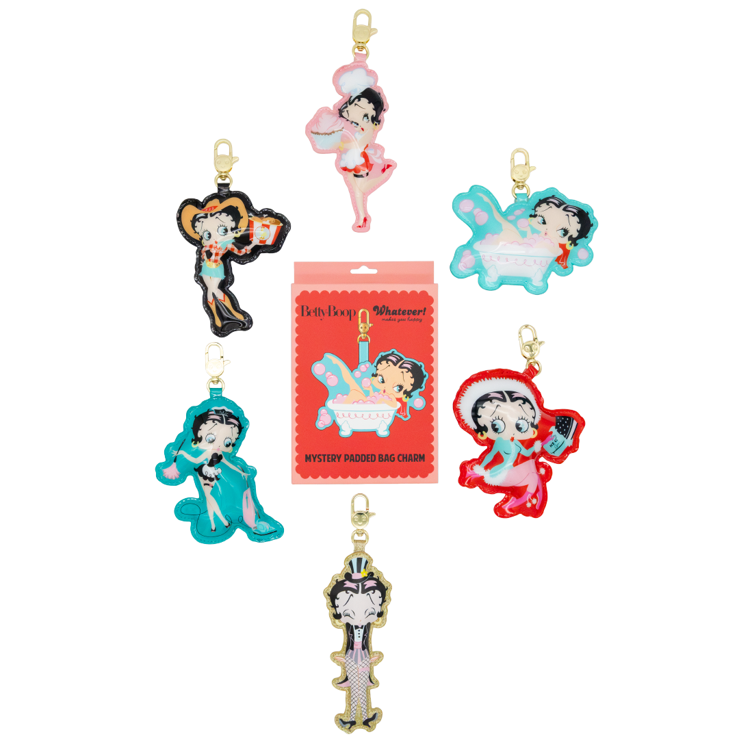 Whatever! Makes You Happy Betty Boop Mystery Box Personas Padded Bag Charm
