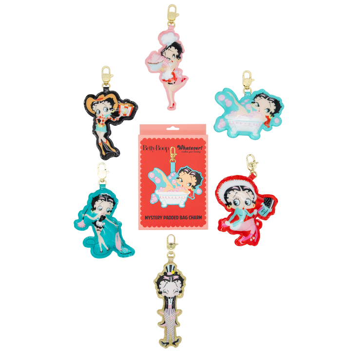 Whatever! Makes You Happy Betty Boop Mystery Box Personas Padded Bag Charm