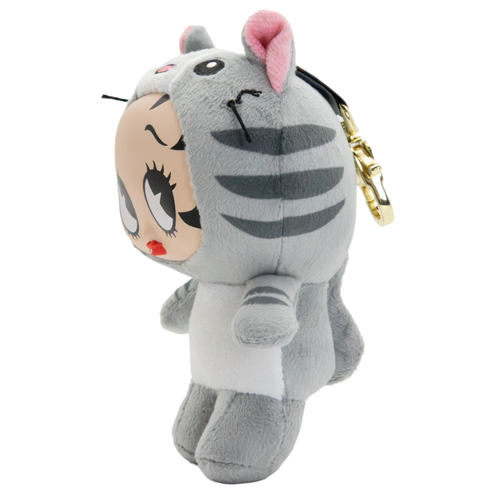 Whatever! Makes You Happy Betty Boop Mystery Box Silicone Face Plush Bag Charm