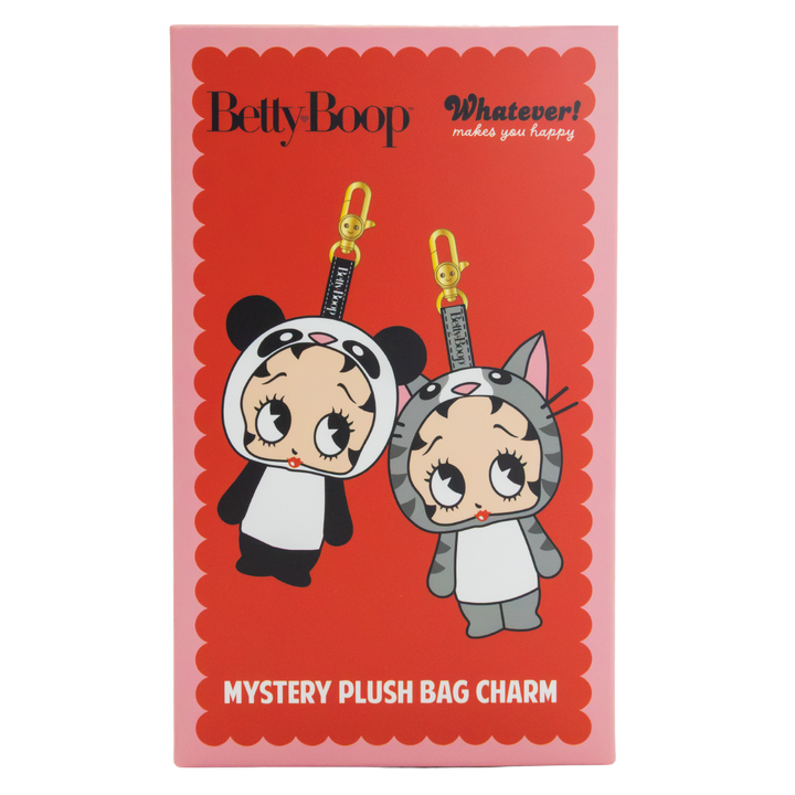 Whatever! Makes You Happy Betty Boop Mystery Box Silicone Face Plush Bag Charm