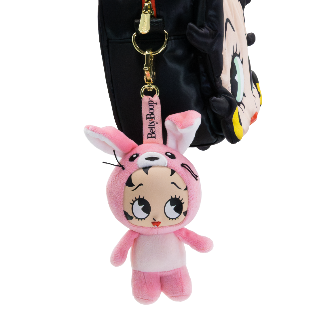 Whatever! Makes You Happy Betty Boop Mystery Box Silicone Face Plush Bag Charm