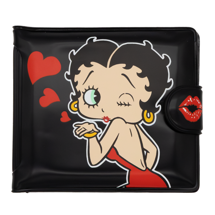 Whatever! Makes You Happy Betty Boop Padded Vinyl Snap Wallet