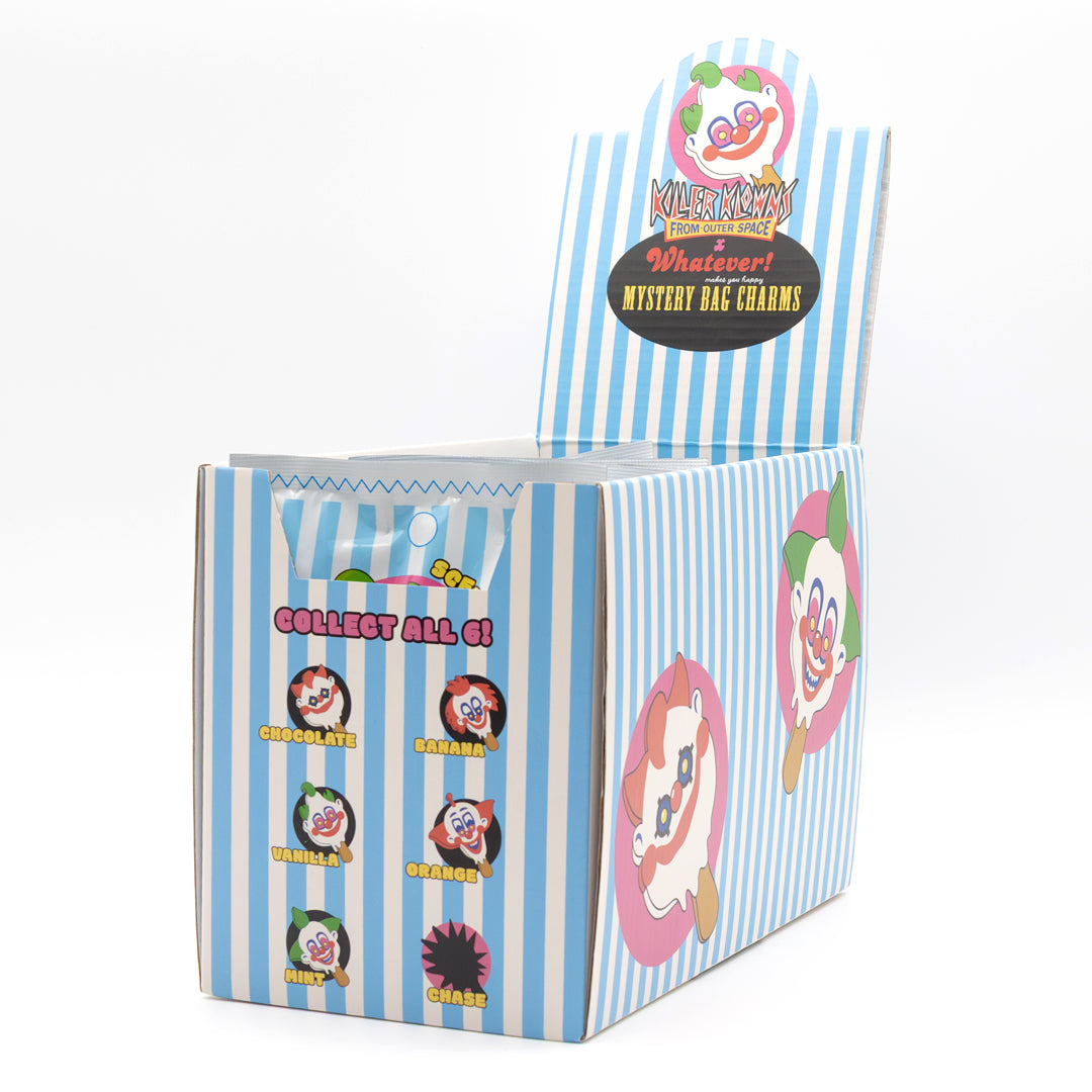Whatever! Makes You Happy Killer Klowns From Outer Space Blind Box Vinyl Popsicle Head Bag Charms