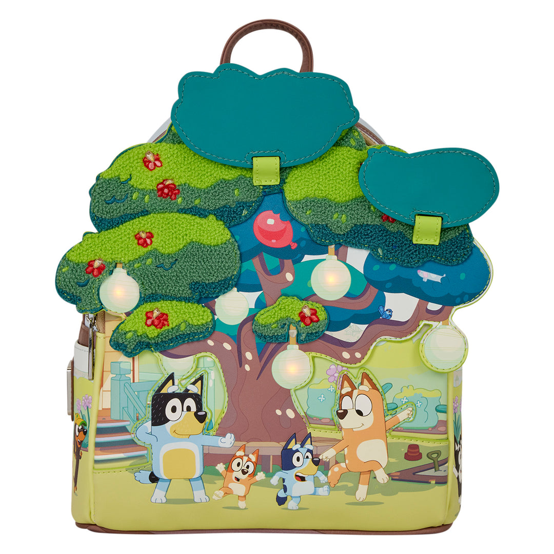 Loungefly Bluey Backyard Light-Up Mini Backpack