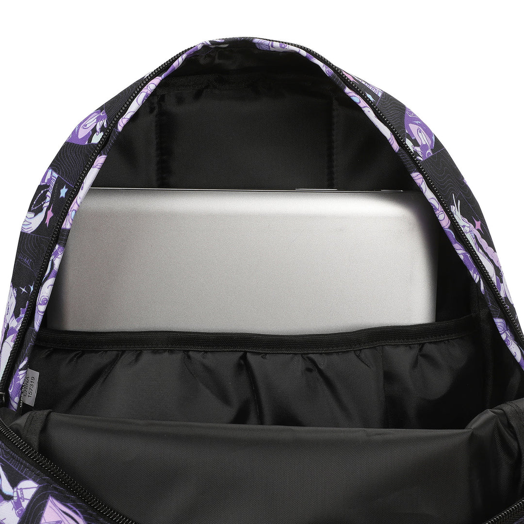 KPop Demon Hunters Huntr/X Character Art 16.5” Black Quick Turn Backpack