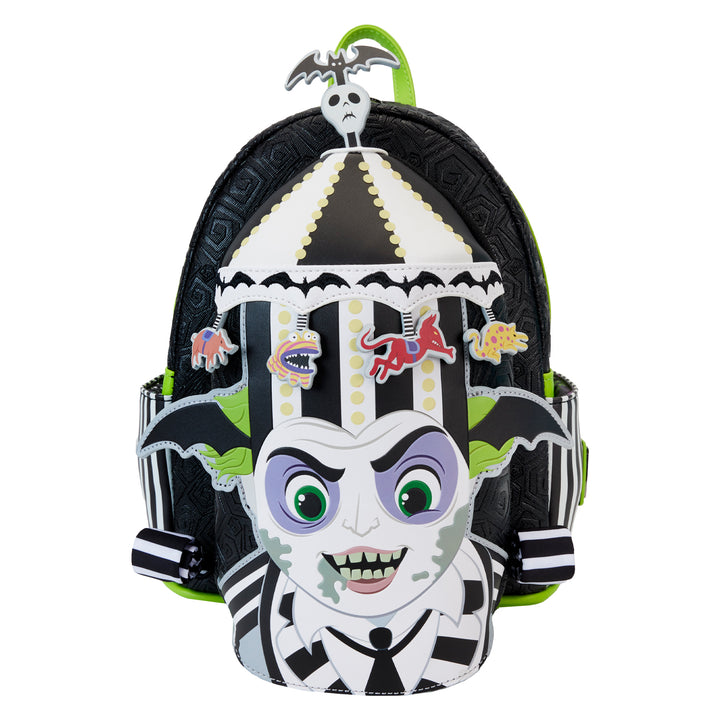 Loungefly Warner Brothers Beetlejuice Carousel Light Up Cosplay Mini Backpack