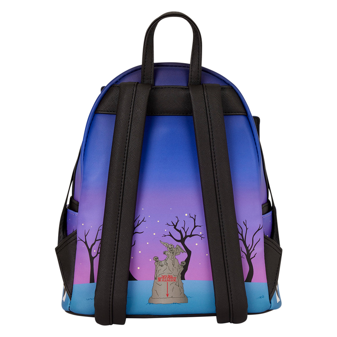 Loungefly Warner Bros Beetlejuice Deetz House Glow in the Dark Mini Backpack