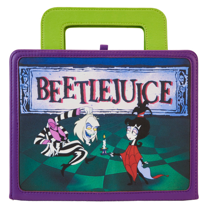 Loungefly Warner Brothers Beetlejuice Cartoon Lunchbox Journal