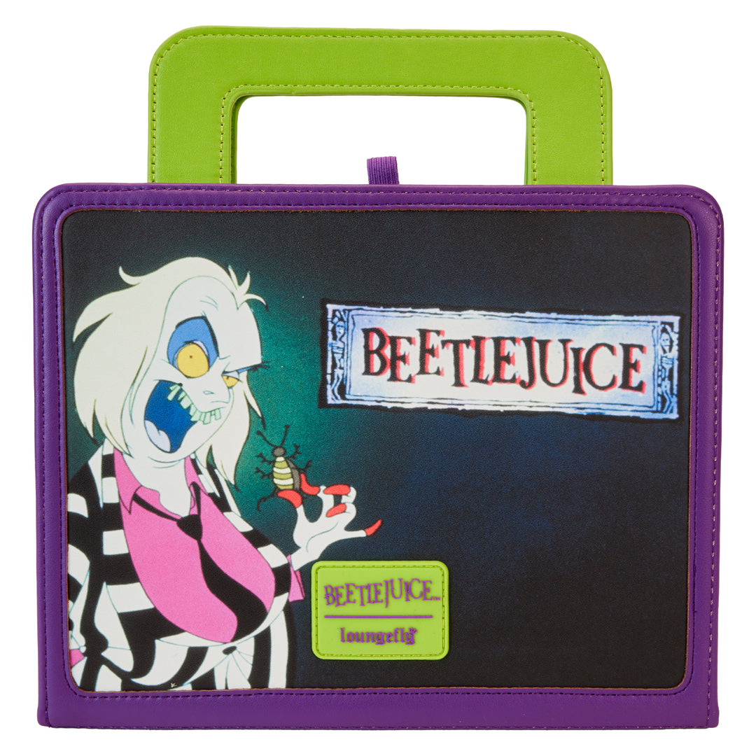 Loungefly Warner Brothers Beetlejuice Cartoon Lunchbox Journal