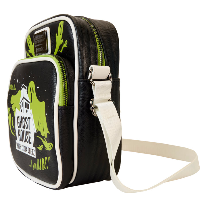 Loungefly Beetlejuice Beetlejuice Ghost House Glow in the Dark Crossbody