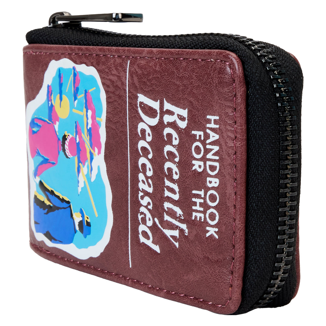 Loungefly Warner Brothers Beetlejuice Handbook For The Recently Deceased Accordion Wallet