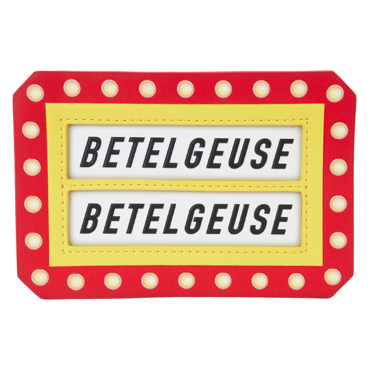 Loungefly Warner Brothers Beetlejuice Here Lies Betelgeuse Glow in the Dark Large Cardholder