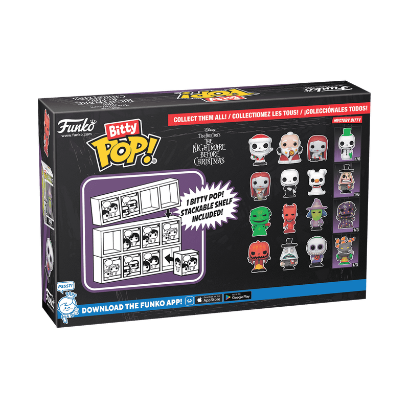 Funko Disney The Nightmare Before Christmas 4-Pack Bitty Series 1 Pop! Vinyl Figures