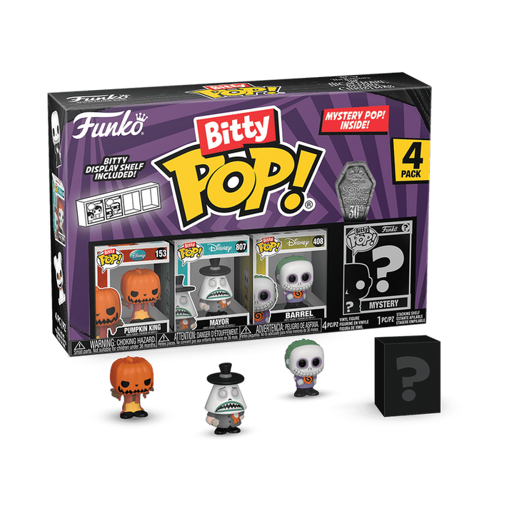 Funko Disney The Nightmare Before Christmas 4-Pack Bitty Series 2 Pop! Vinyl Figures