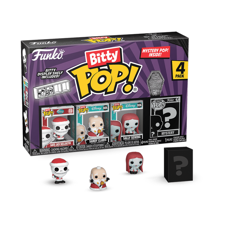 Funko Disney The Nightmare Before Christmas 4-Pack Bitty Series 4 Pop! Vinyl Figures