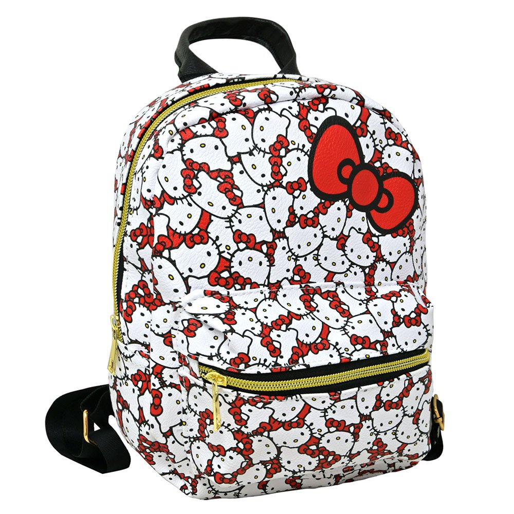 Sanrio Hello Kitty W/Red Bow AOP Mini Backpack