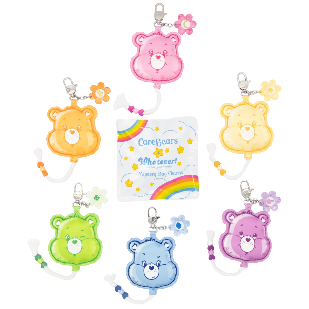 Whatever! Makes You Happy Care Bears Mystery Bag Padded Nylon Balloon Bag Charms