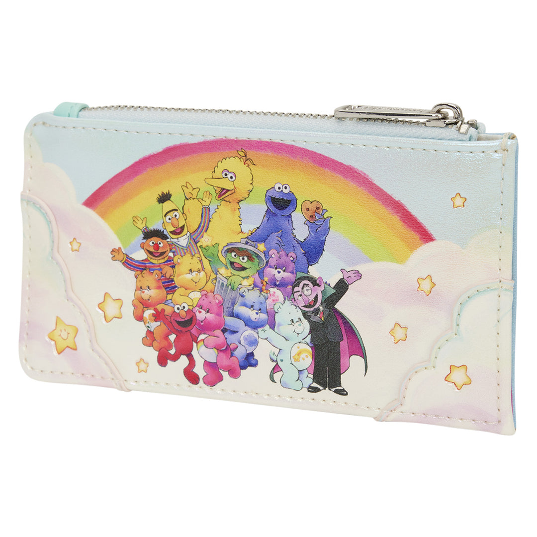 Loungefly Care Bears x Sesame Street Large Card Holder