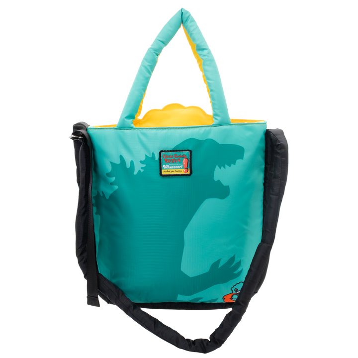 Whatever! Makes You Happy Chibi Godzilla Raids Again Father & Son Padded Die-Cut Tote Bag