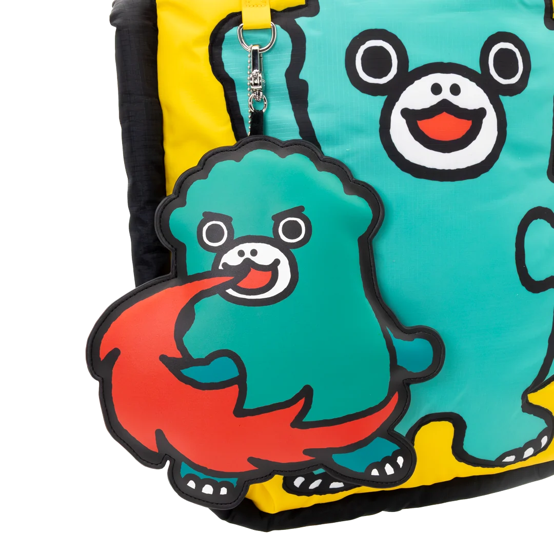 Whatever! Makes You Happy Chibi Godzilla Raids Again Oversized Padded Bag Charm