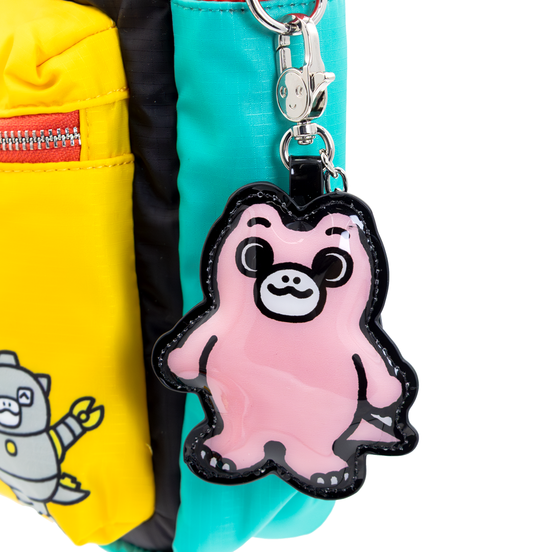 Whatever! Makes You Happy Chibi Godzilla Raids Again Mystery Bag Padded Vinyl Bag Charms