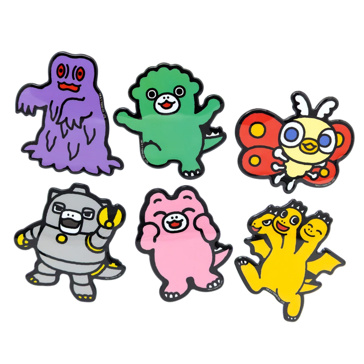 Whatever! Makes You Happy Chibi Godzilla Raids Again 6-Piece Sticker Pack