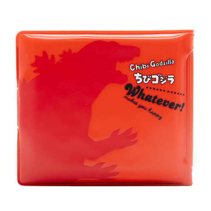Whatever! Makes You Happy Chibi Godzilla Raids Again Father & Son Padded Vinyl Snap Wallet