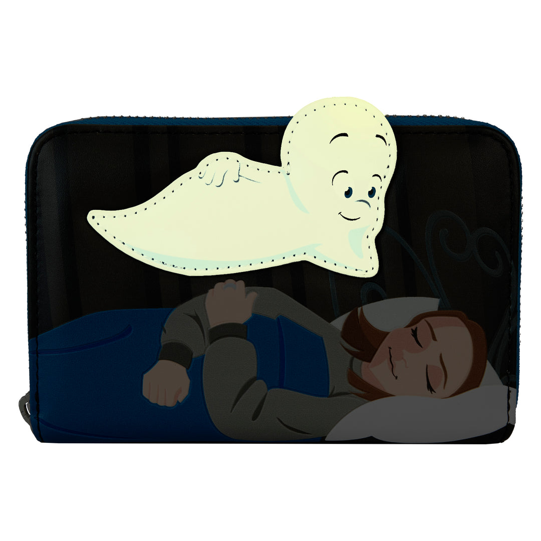 Loungefly Universal Casper The Friendly Ghost Halloween Glow in the Dark Wallet