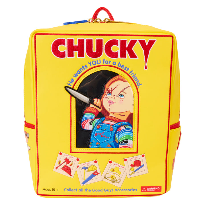 Loungefly Universal Child's Play Chucky Box Mini Backpack