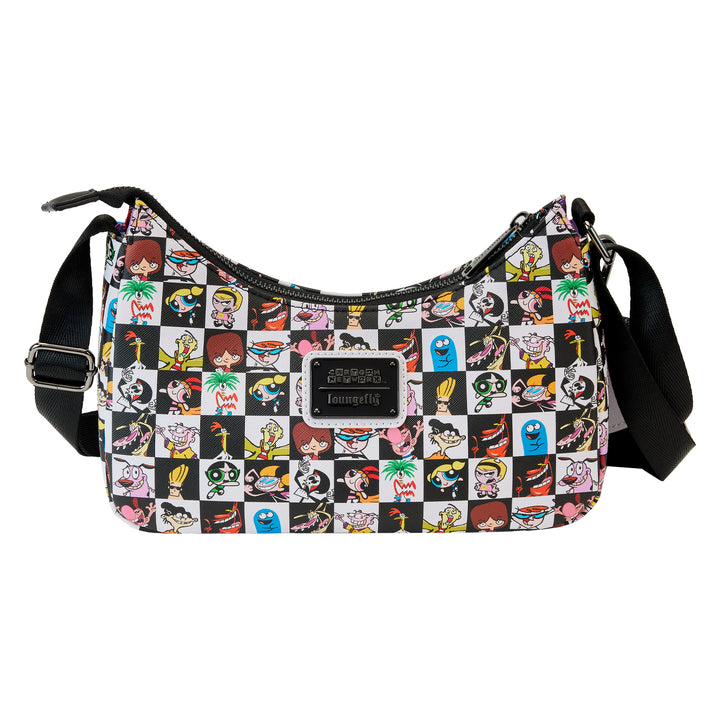 Cartoon Network Retro Collage Crossbody W/Coin Pouch