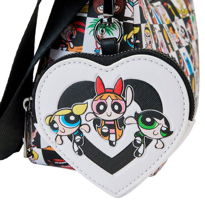 Cartoon Network Retro Collage Crossbody W/Coin Pouch