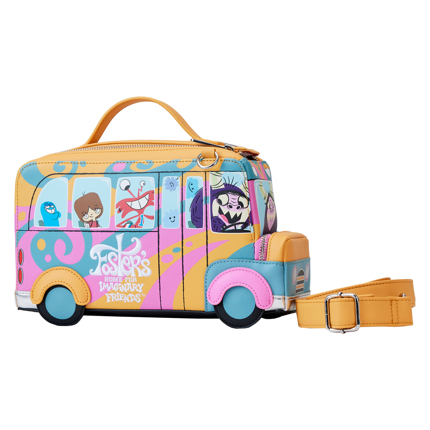 Cartoon Network Fosters Home For Imaginary Friends Figural Bus Crossbody