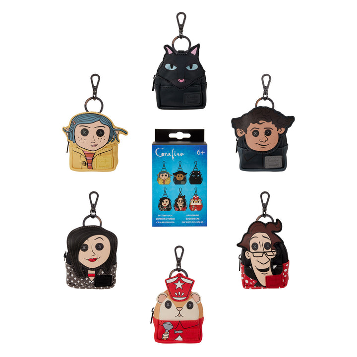 Loungefly Laika Coraline Mystery Mini Backpack Keychain Charm