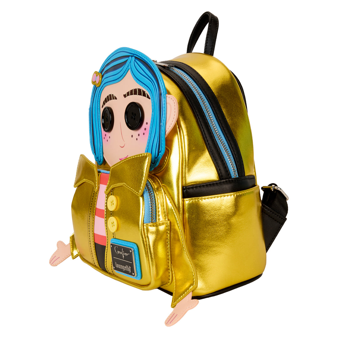 Loungefly Laika Coraline 15th Anniversary Doll Cosplay Mini Backpack