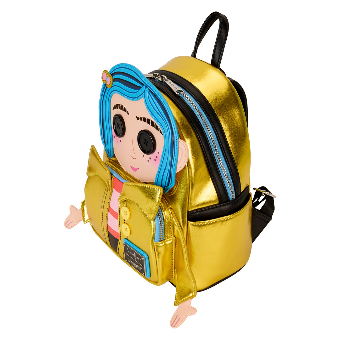 Loungefly Laika Coraline 15th Anniversary Doll Cosplay Mini Backpack