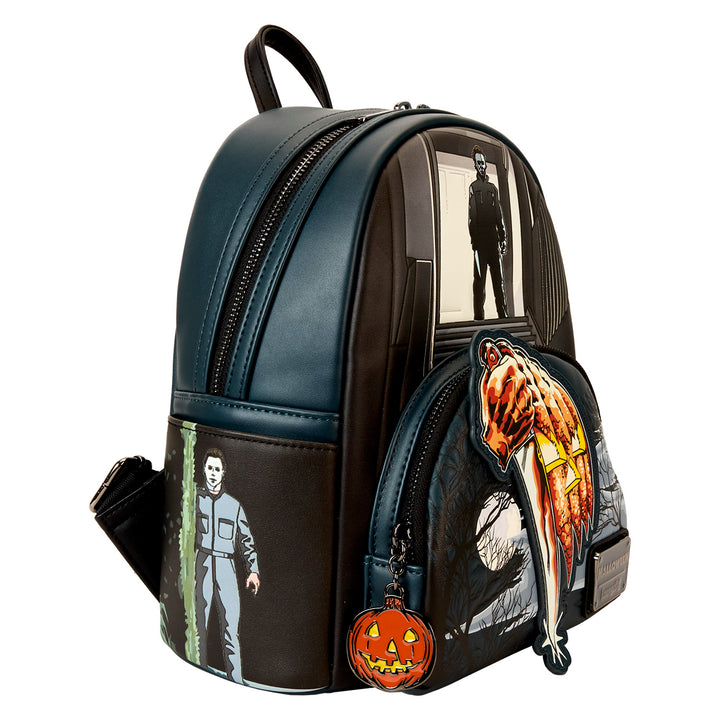 Loungefly Halloween Michael Myers Jack-O'-Lantern Glow in the Dark Mini Backpack