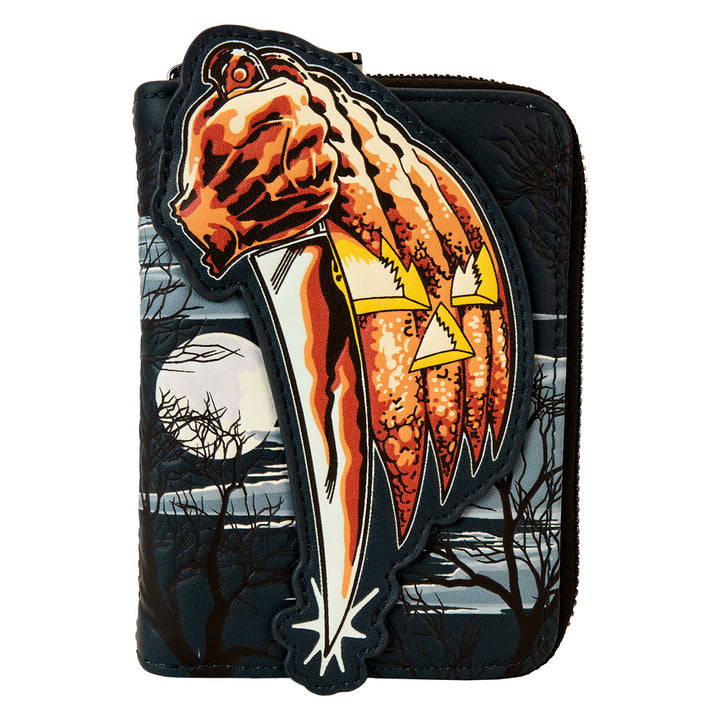 Loungefly Halloween Jack-O-Lantern Michael Myers Glow in the Dark Wallet