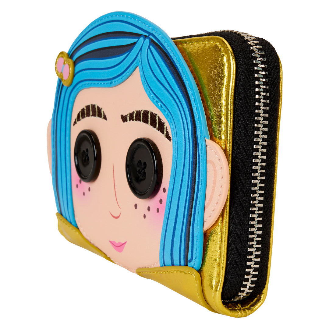 Loungefly Laika Coraline 15th Anniversary Doll Cosplay Wallet