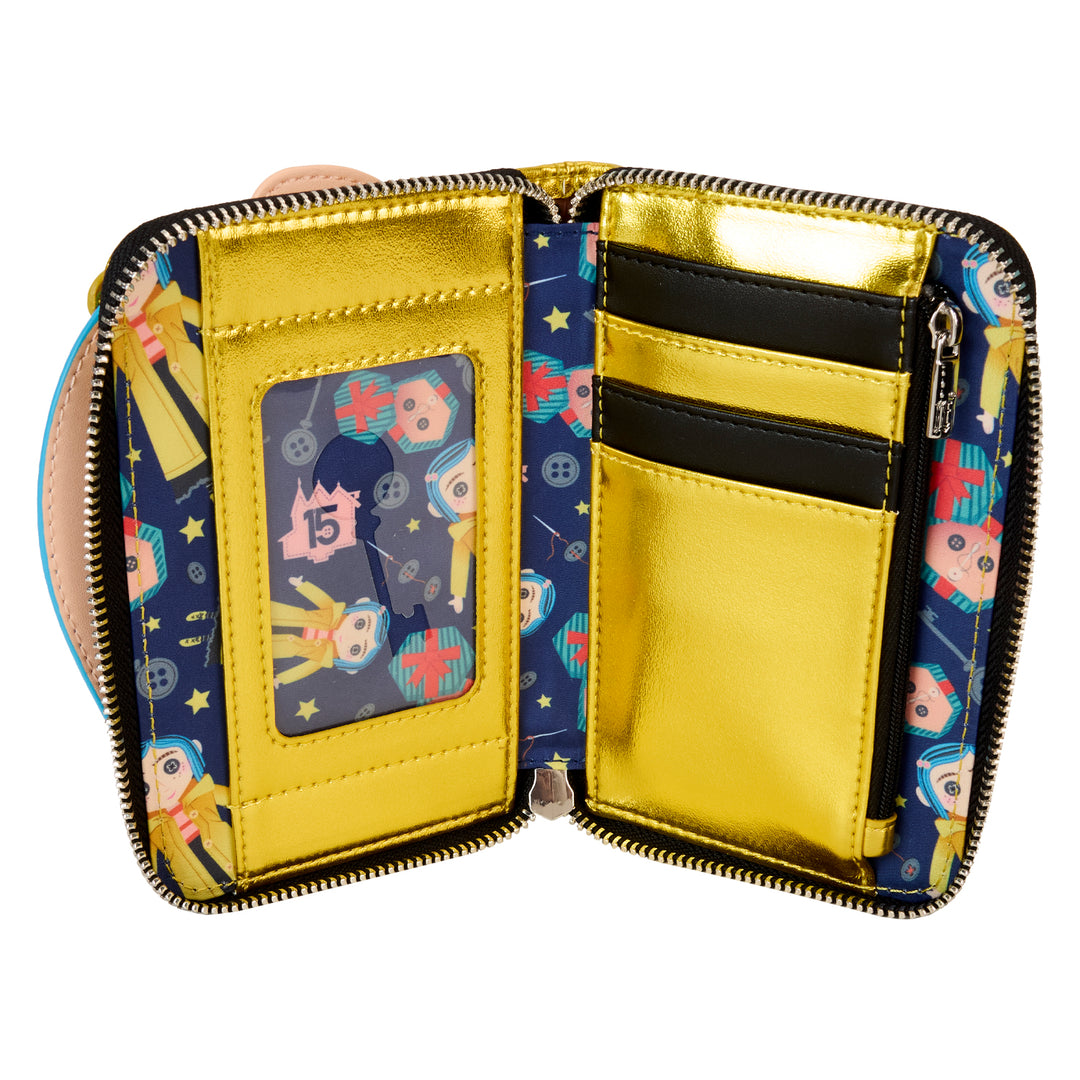 Loungefly Laika Coraline 15th Anniversary Doll Cosplay Wallet