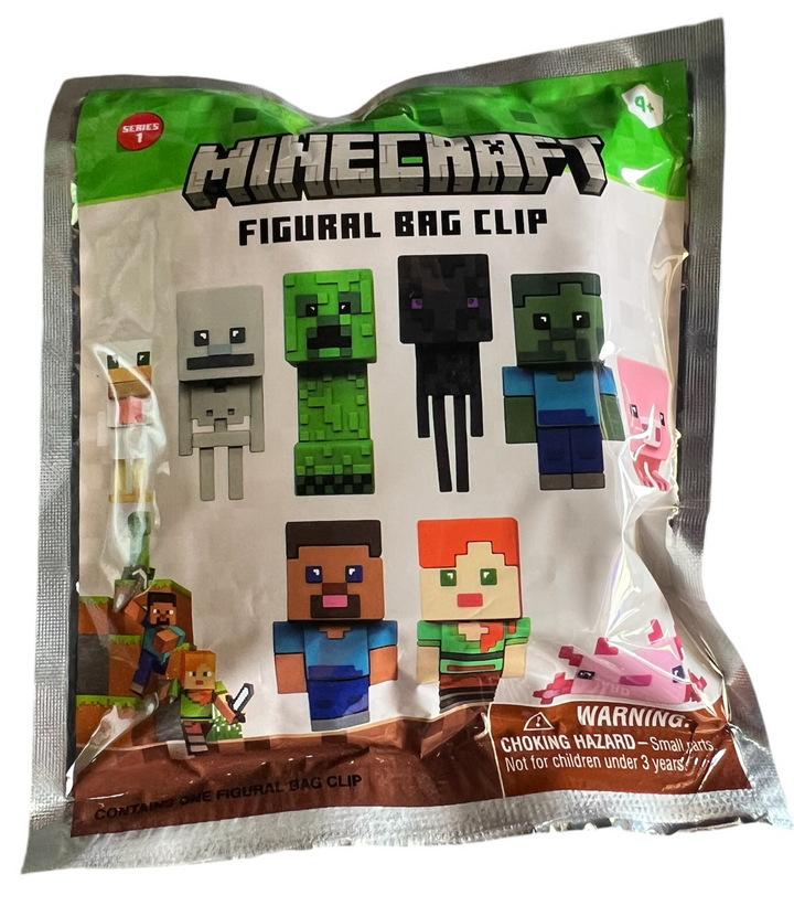 Minecraft Series 1 3D Foam Bag Clip