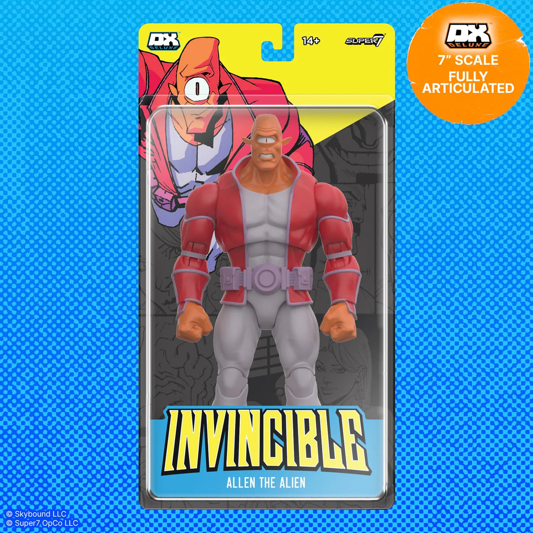 Super 7 Invincible Deluxe Figure Wave 1 - Allen The Alien