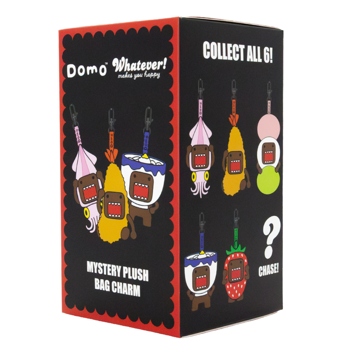 Whatever! Makes You Happy Domo Mystery Box Silicone Face Plush Bag Charm