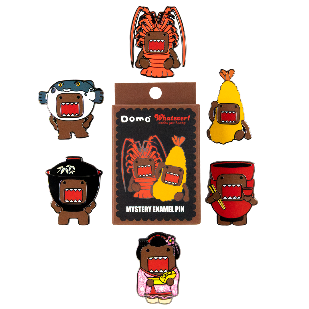 Whatever! Makes You Happy Domo Snacks Mystery Box Enamel Pin