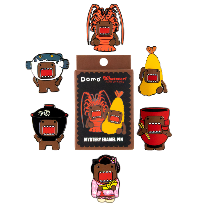 Whatever! Makes You Happy Domo Snacks Mystery Box Enamel Pin