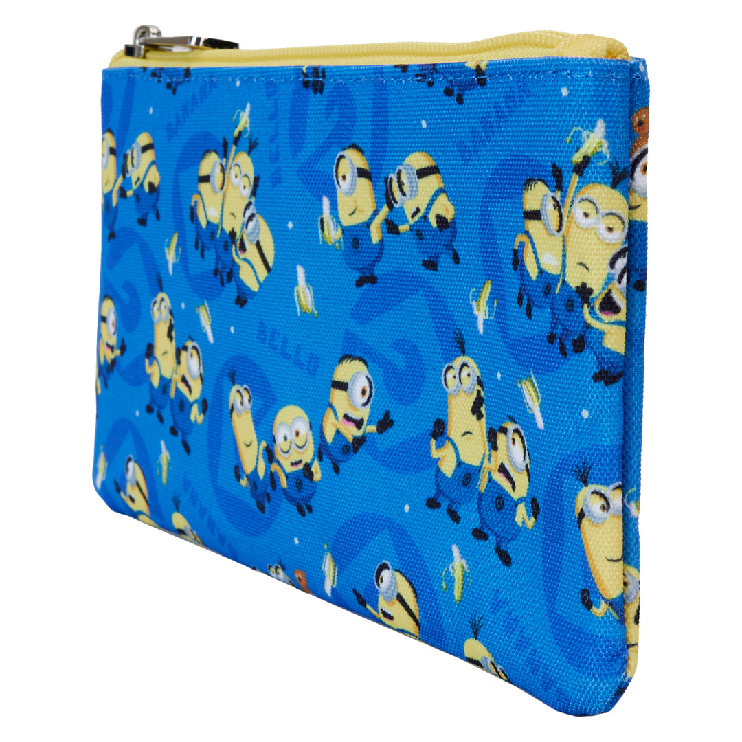 Loungefly Despicable Me Minions AOP Canvas Wristlet