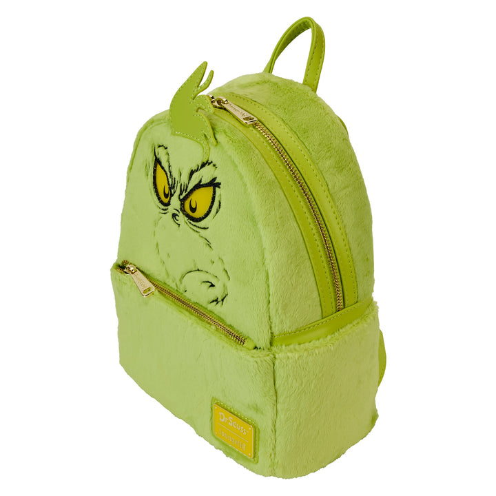 Loungefly Dr. Seuss Plush Grinch Light Up Cosplay Mini Backpack